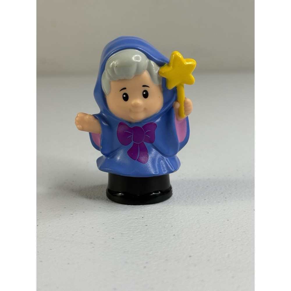 Fisher-Price Little People Disney Princess Cinderella FAIRY GODMOTHER with Wand